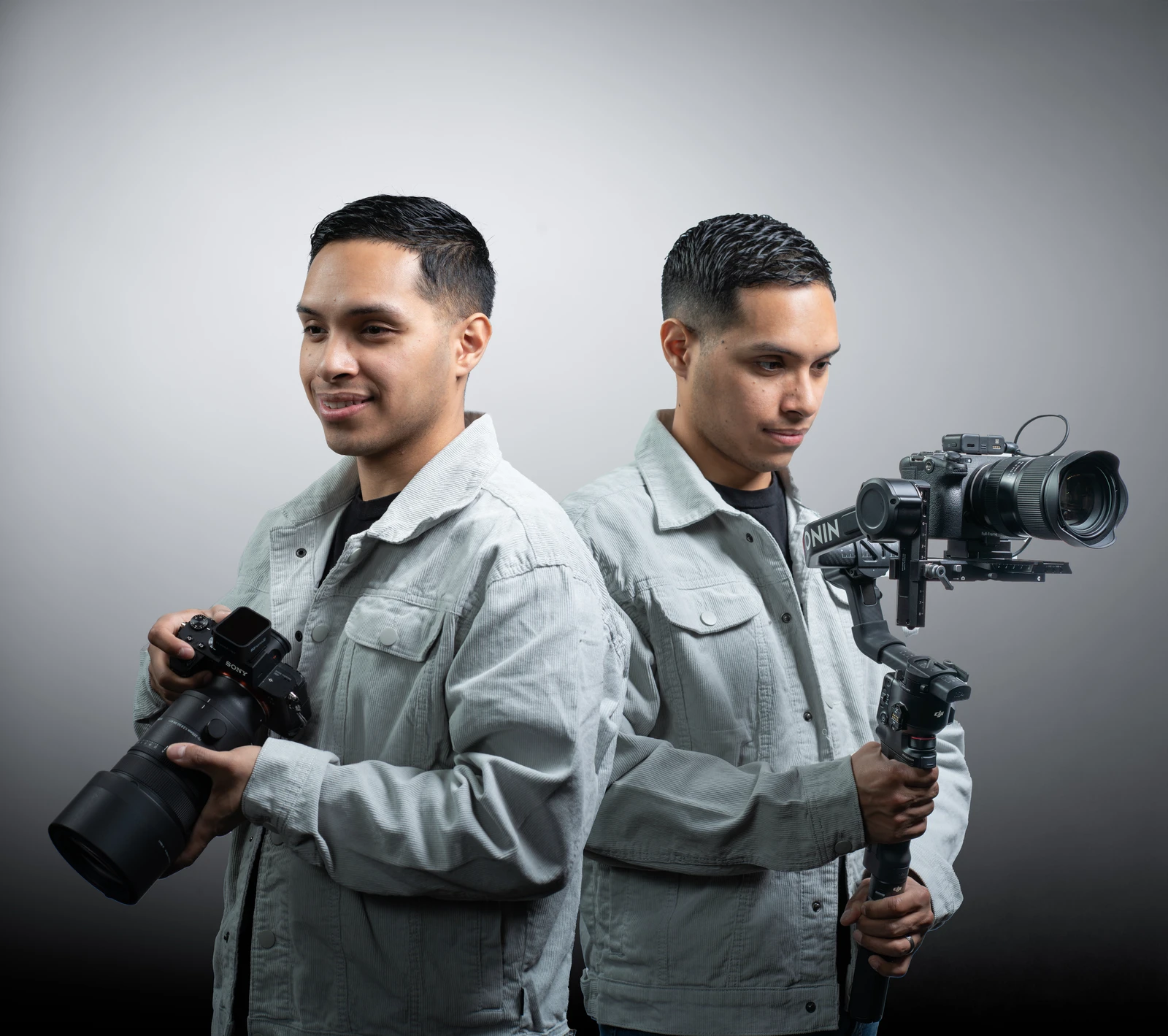 Kansas City photographer and videographer using Sony camera and gimbal for professional wedding and event coverage